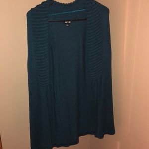 Teal cardigan